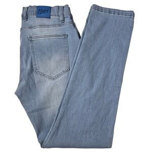 Mugsy Jeans Mens 33/32‎ (32/31) Blue Light Wash Grands Slim Stretch